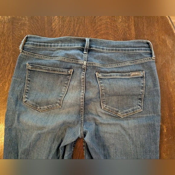 Eddie Bauer slim straight curvy fit size 8 jeans - Picture 4 of 4